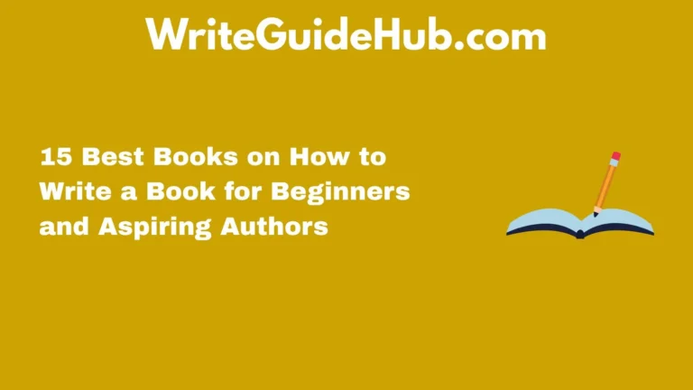 books on how to write a book