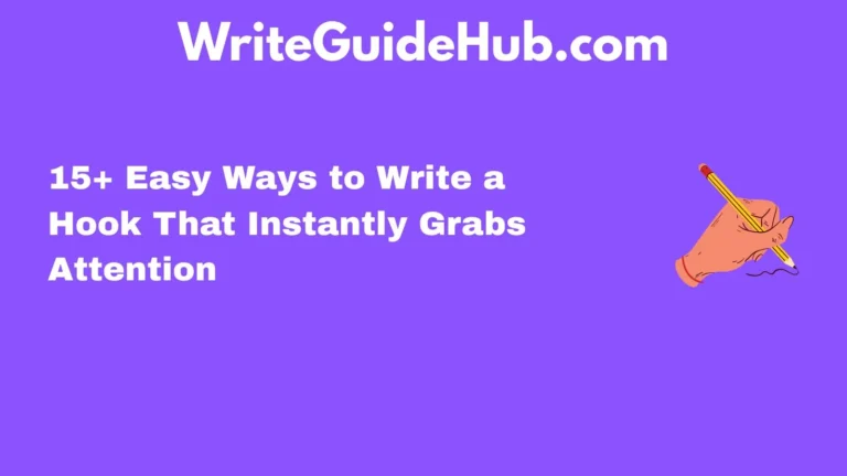 how to write a hook