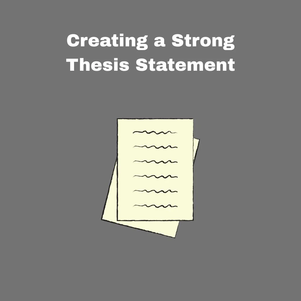 Creating a Strong Thesis Statement