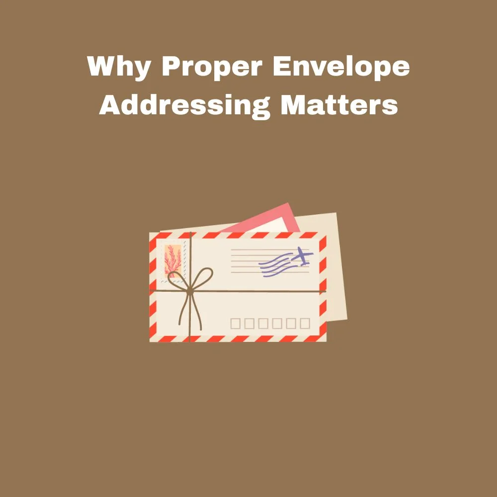 Why Proper Envelope Addressing Matters