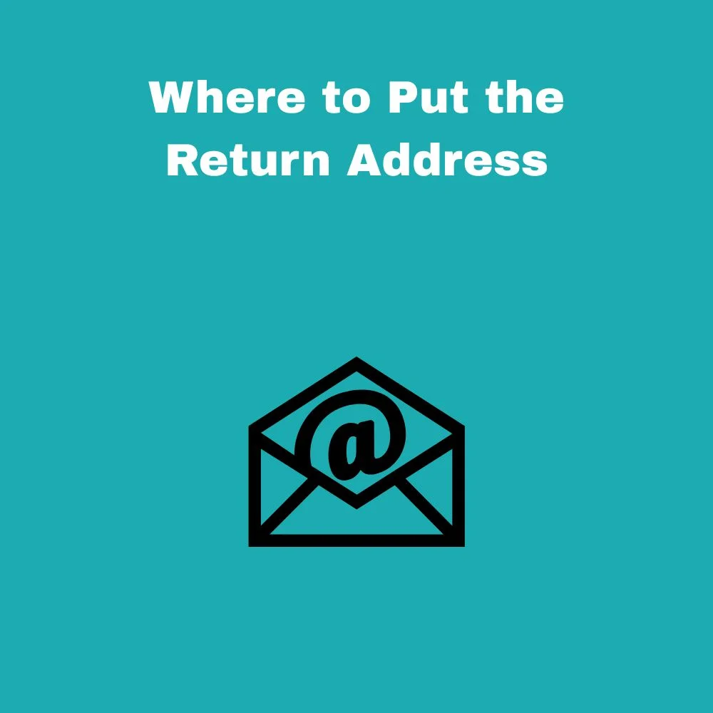 Where to Put the Return Address