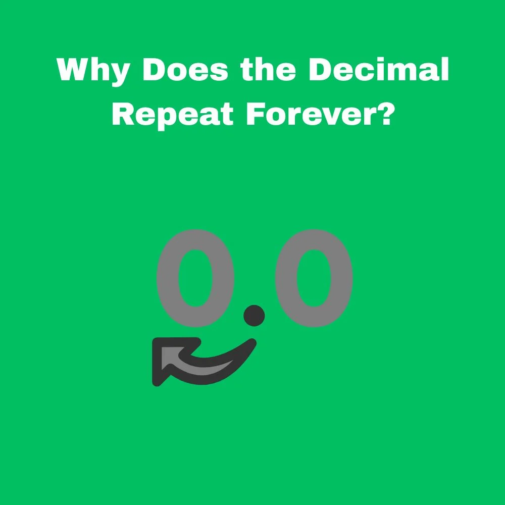 Why Does the Decimal Repeat Forever?
